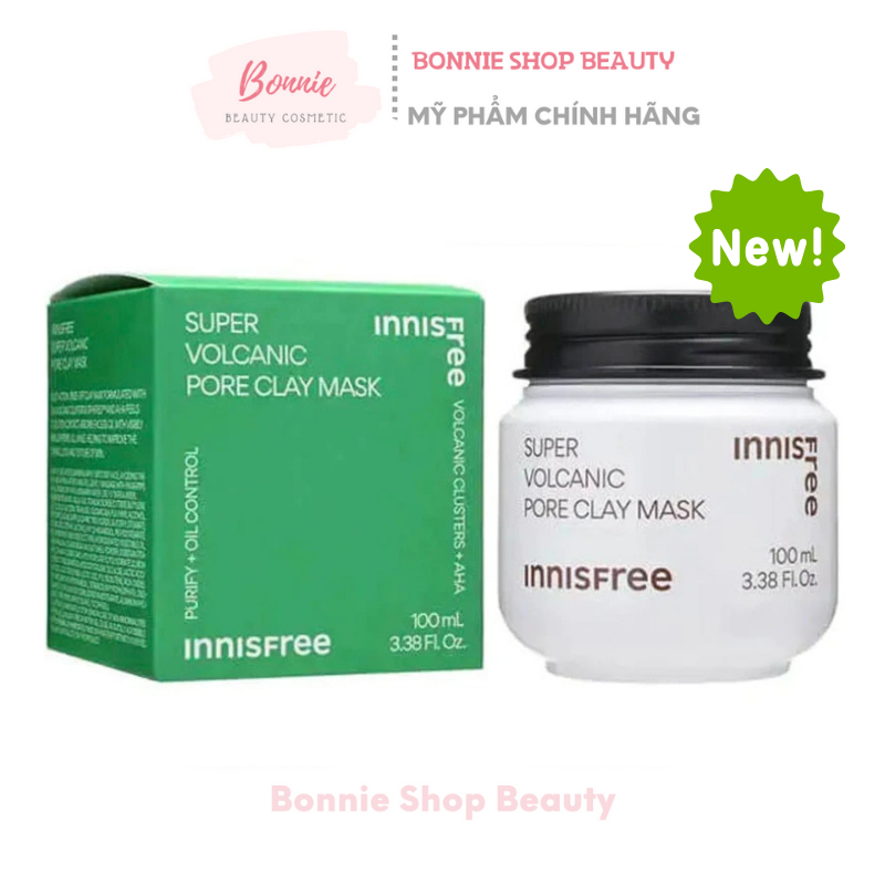 Mặt nạ đất sét Super Volcanic Pore Clay Mask 2X Innisfree