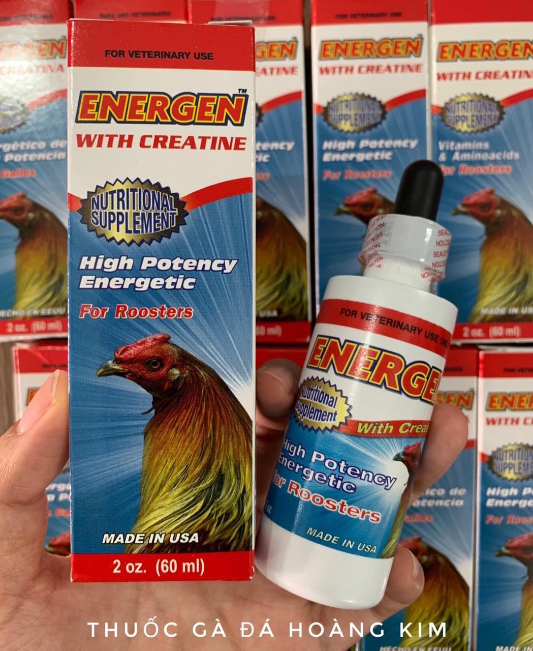 ENERGEN chai 60ml - Thuô’c nhỏ đá cho gà từ USA