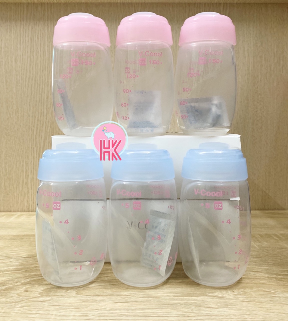 Bình Trữ Sữa Vcool Cổ Hẹp 150ml (giá bán 1 bình)