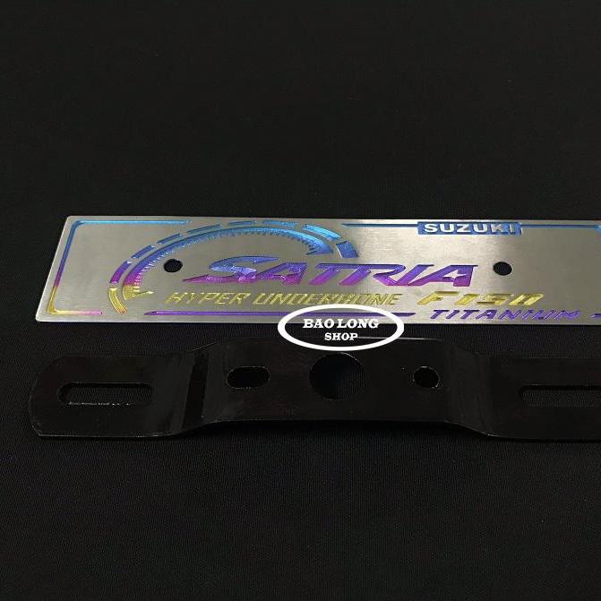 Bảng tên TITANIUM điện phân dành cho SATRIA (100% TITAN)