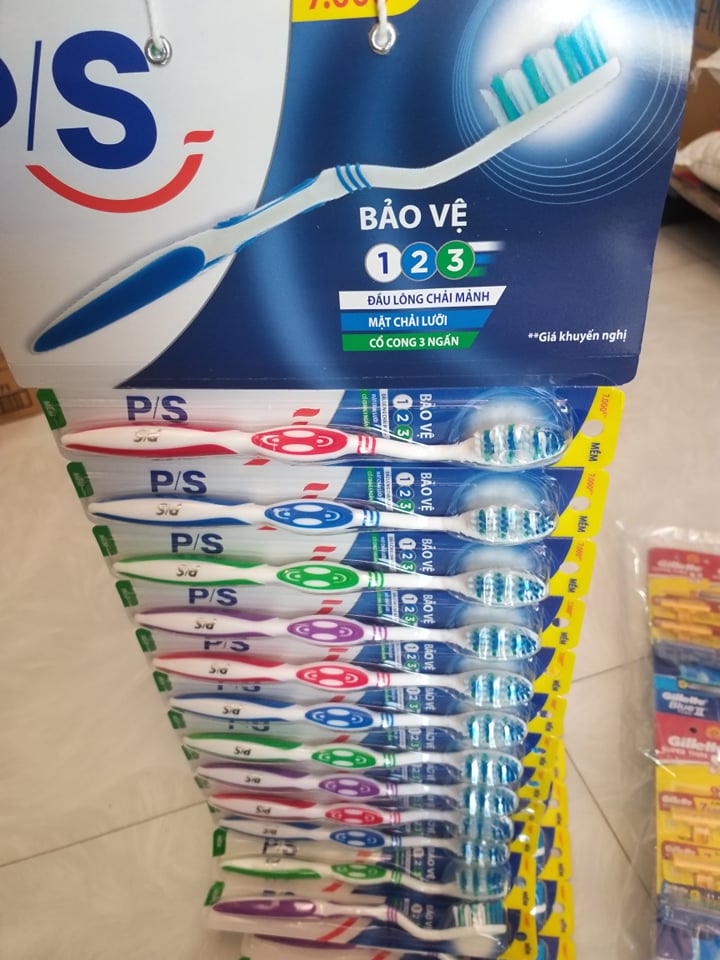 COMBO 12 Bàn chải đánh răng P/S 123 loại 7k