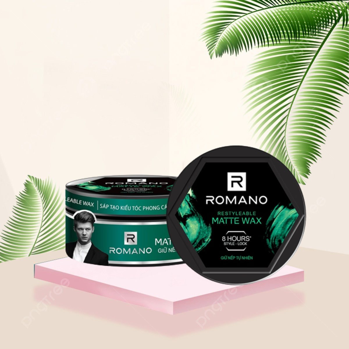 Sáp tạo kiểu giữ nếp tóc Romano Restyleable Wax 68g/hộp