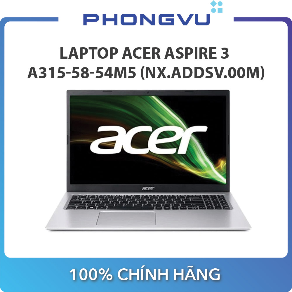 Máy tính xách tay Laptop Acer Aspire 3 A315-58-54M5 NX.ADDSV.00M i5-1135G7