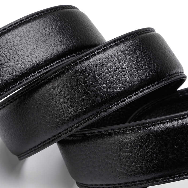 Thắt Lưng Dây Nịt Nam Da Bò Thật(màu đen - Đ.45)