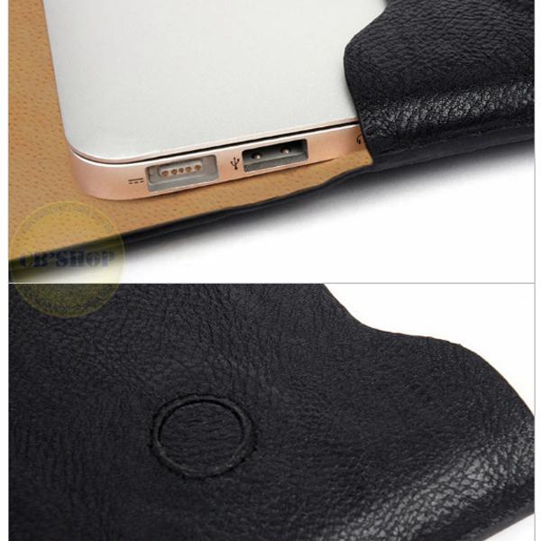 Túi cover giả da cho Mac book Air 12inch (Đen)
