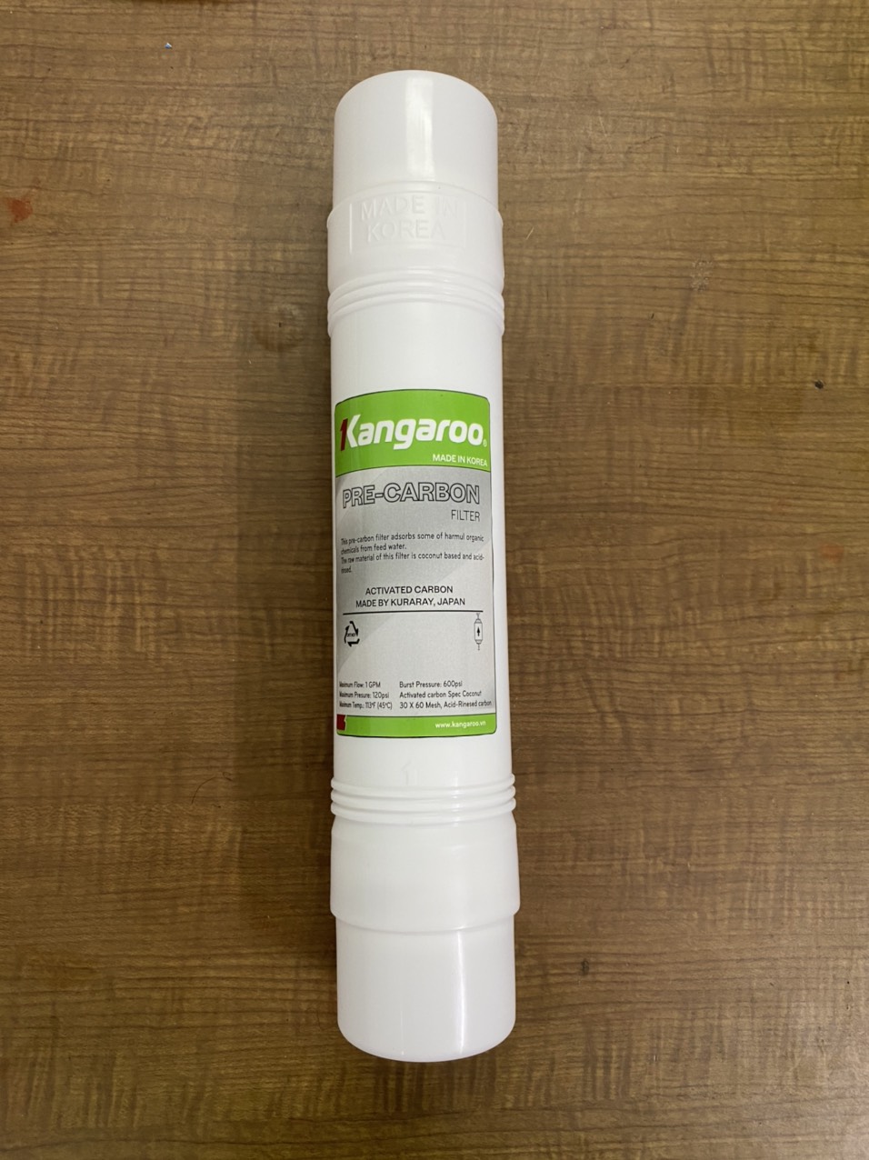 Lõi lọc nước số 2 Fre carbon cho cây nước nóng lạnh Kangaroo Kg47 KG48