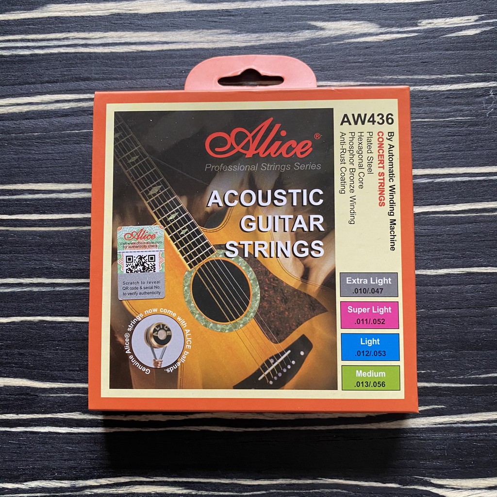 Dây Đàn Guitar Acoustic Alice AW432