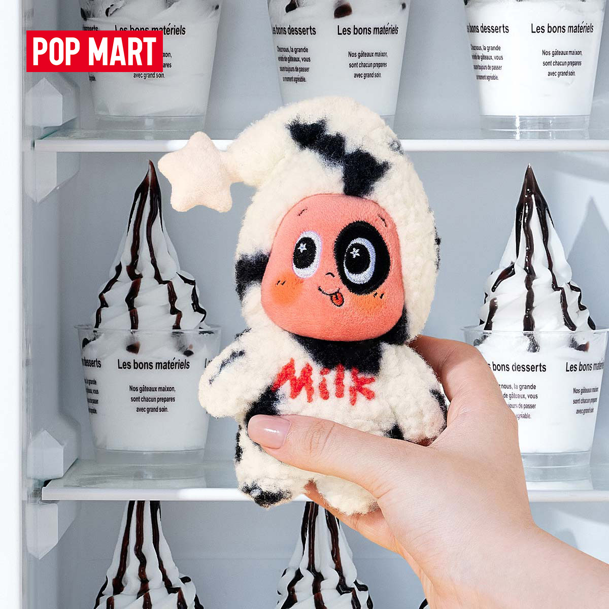 POP MART MOON GELATO Series-Milk Pudding Plush Blister Pack
