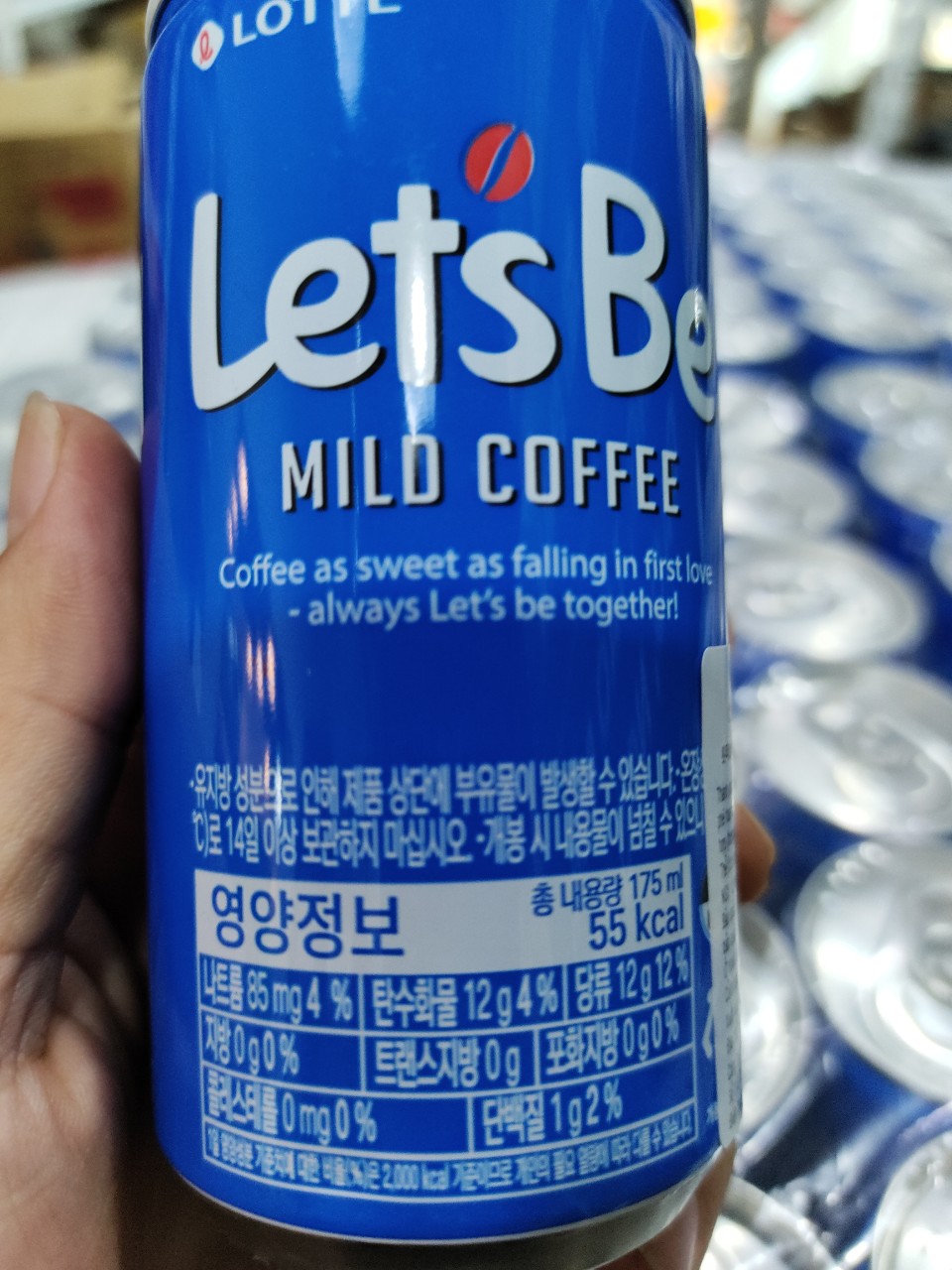Cà phê lon uống liền hàn quốc Let's Be Mind & Mocha Late - 레쓰비 마일드 & 모카라떼