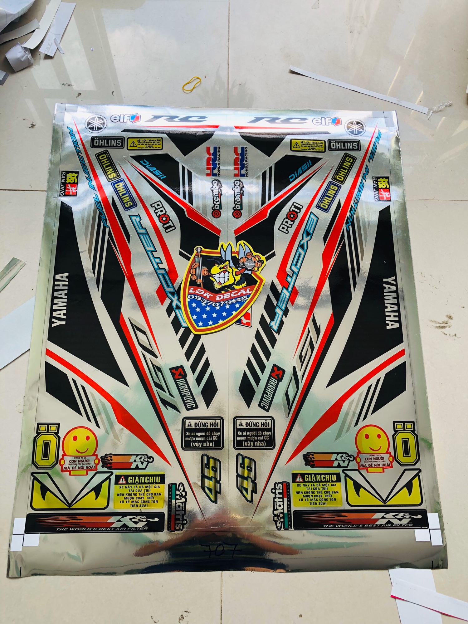 Tem rời ex 150 Crom