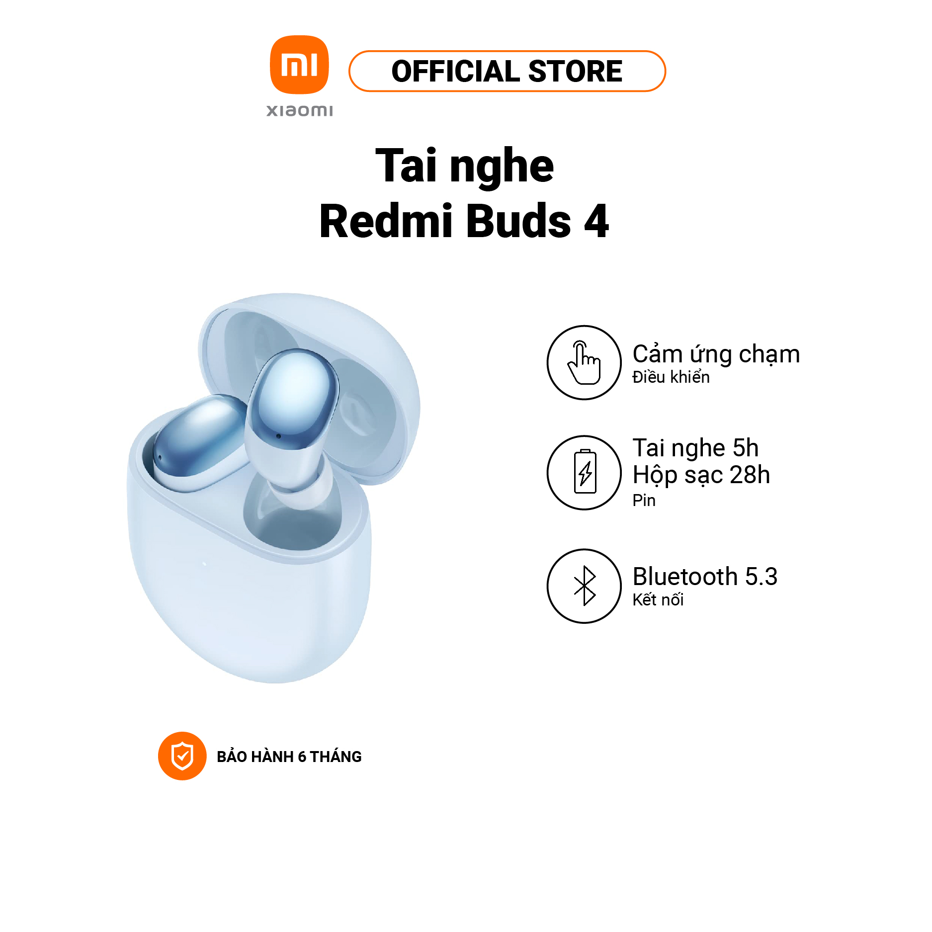 Tai nghe Bluetooth không dây Redmi Buds 4
