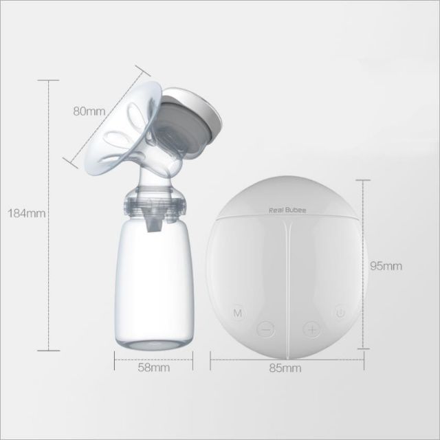 máy hút sữa điện đôi real bubee 9 cấp độ hút có chế độ matxa kích sữa