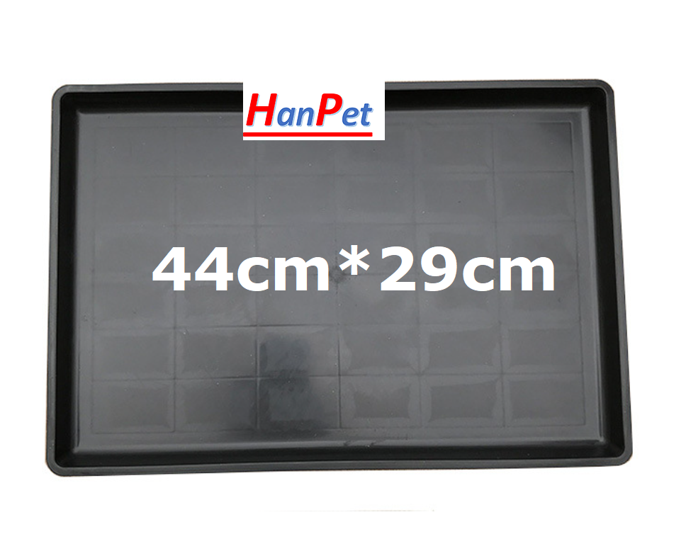 Hanpet - Mâm hứng chuồng- Khay hứng chất thải thú cưng dạng khay vệ sinh chó mèo 6 kích thước