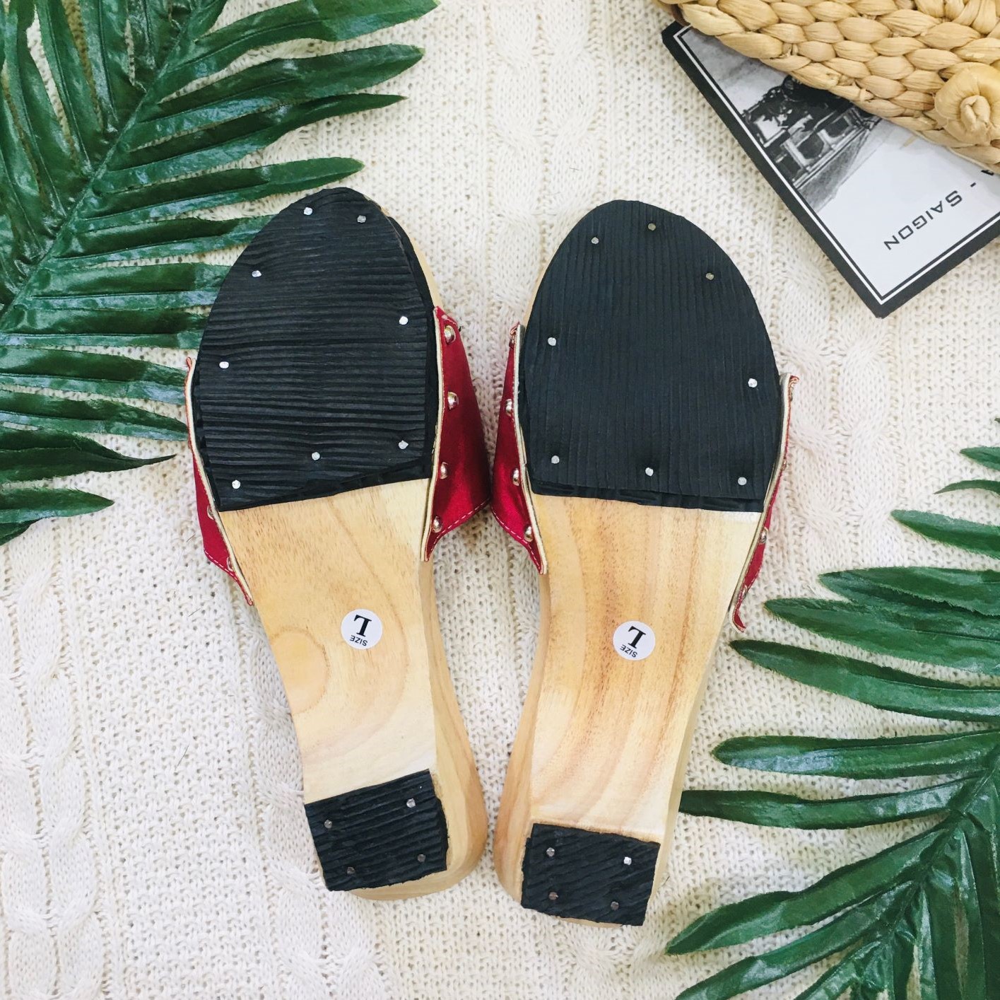 GUỐC GỖ GUỐC MỘC QUAI HOA ĐỎ CAO 5CM