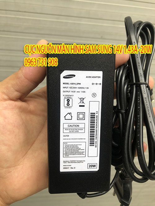 adapter-nguồn màn hình sam sung 14v 1.43a