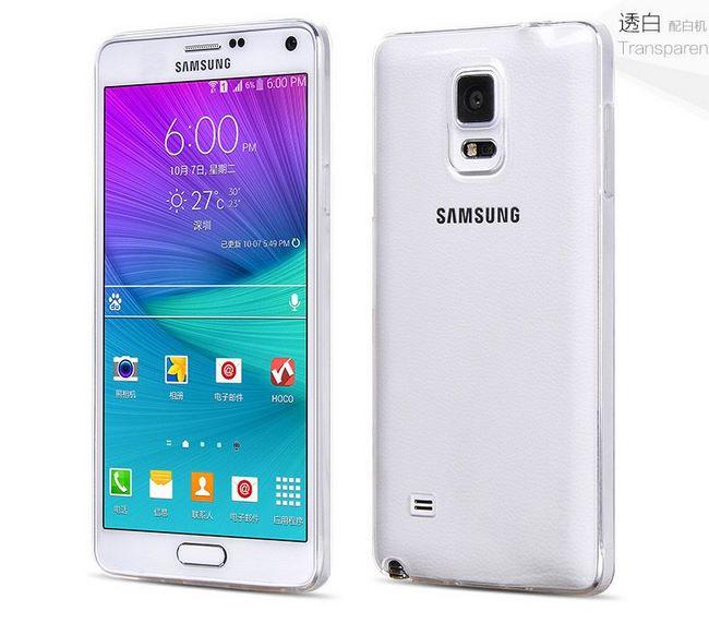 Ốp Lưng Dẻo Sam Sung Galaxy Note4 Silicone Trong suốt