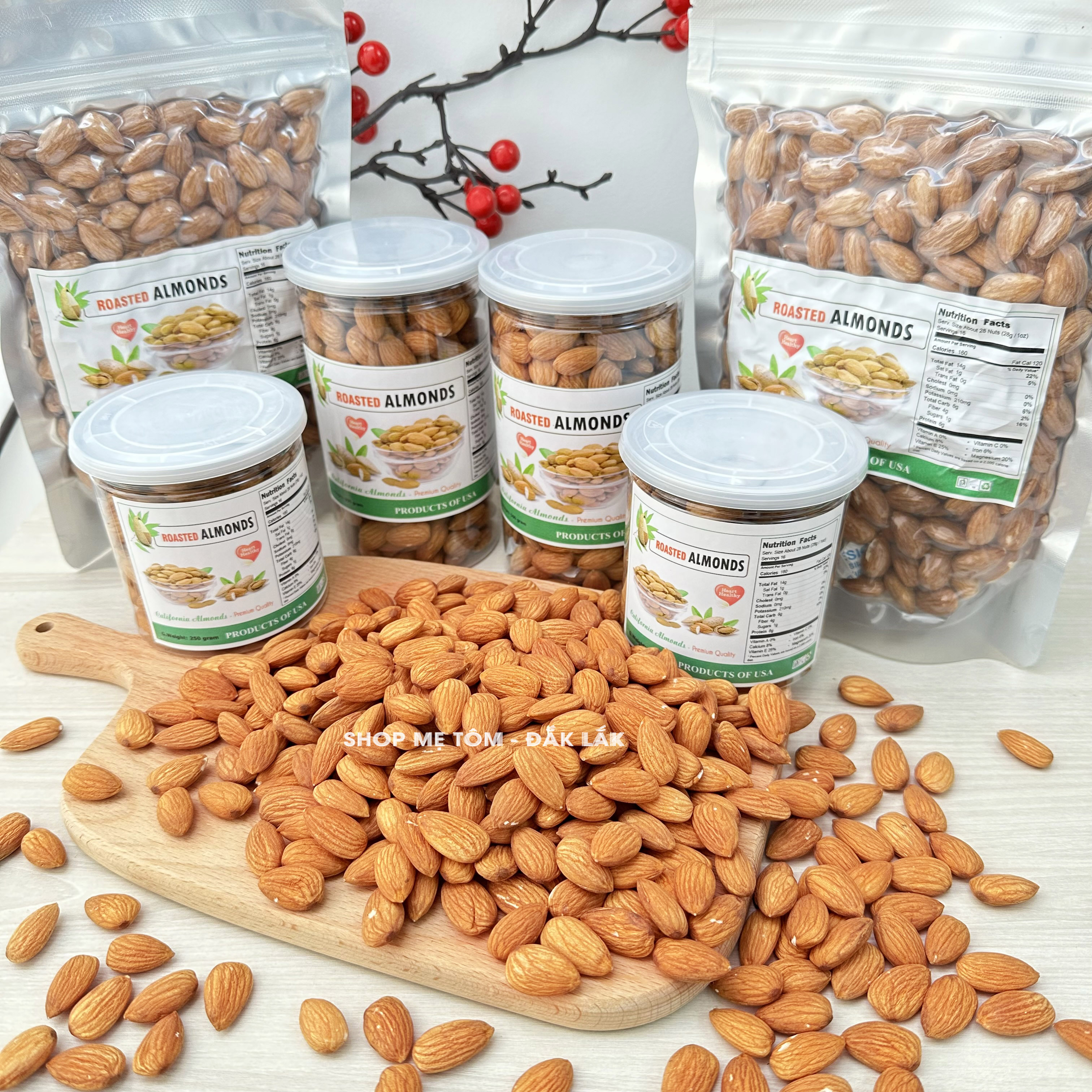 HẠT HẠNH NHÂN CHUẨN NHẬP KHẨU SHOP MẸ TÔM