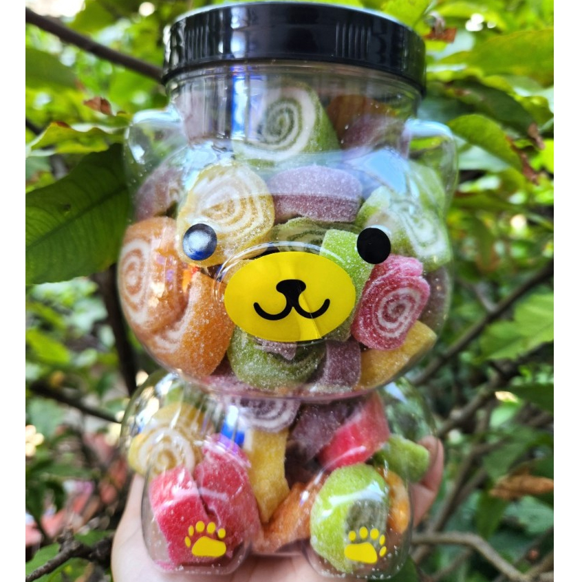 Bánh kẹo hũ con gấu đủ loại