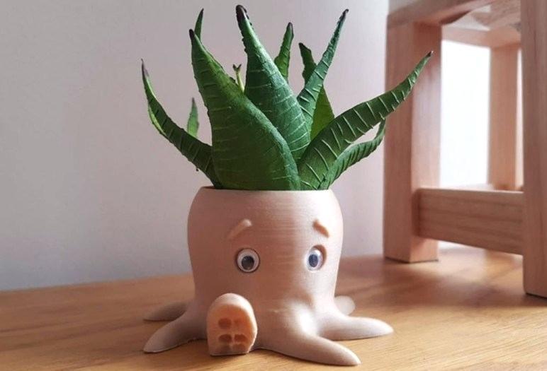 Chậu cây bạch tuộc siêu dễ thương - Cute Octopus planter