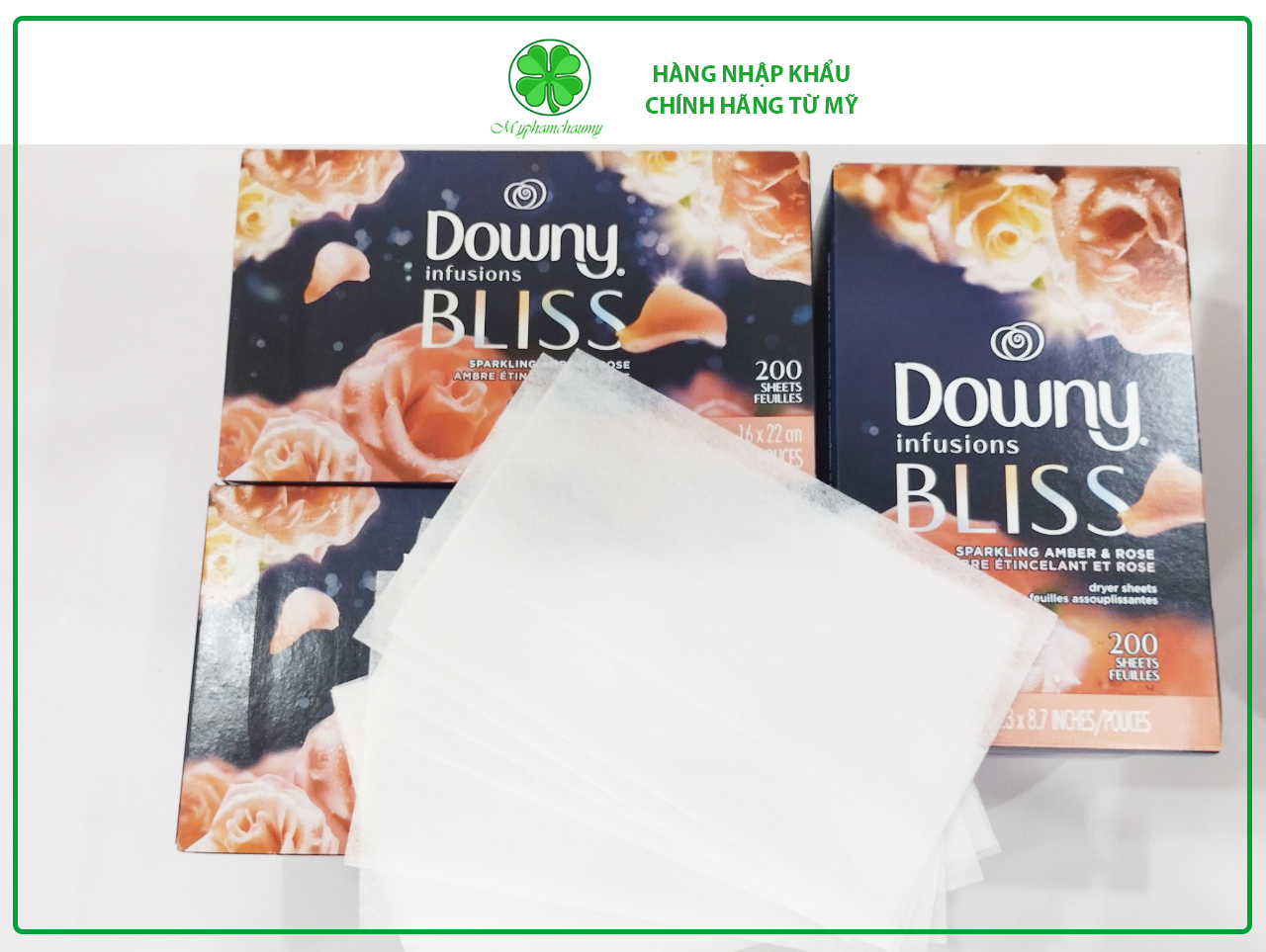 [Tách lẻ] Giấy thơm quần áo Downy Bliss