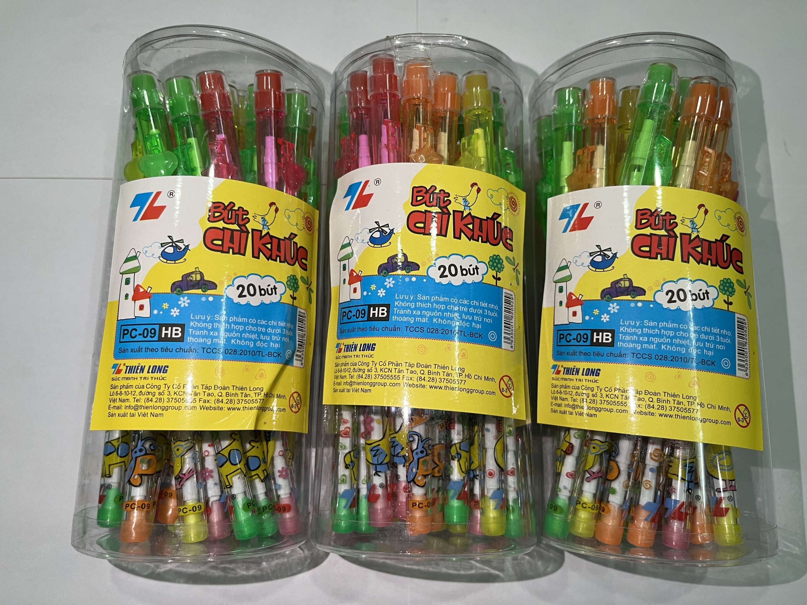 [ HÀNG RẺ ] Bút Chì Khúc PC-09 HB ( Hộp 20 cây )