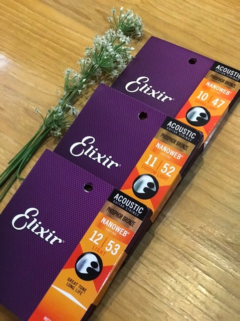 Dây Đàn Elixir Acoustic PhosPhor cỡ 11 chính hãng 16027 - Phân Phối Chính Hãng SolG