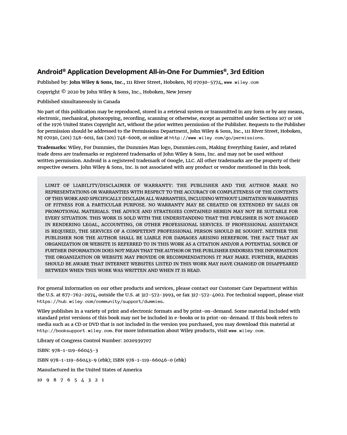 Android Application Development All-in-One For Dummies