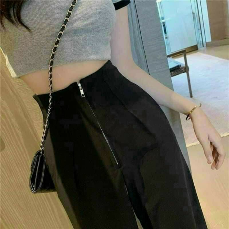 [HCM](BIGSIZE 55 ĐẾN 90 KÝ)Quần tây form suông lưng siêu cao hack dáng