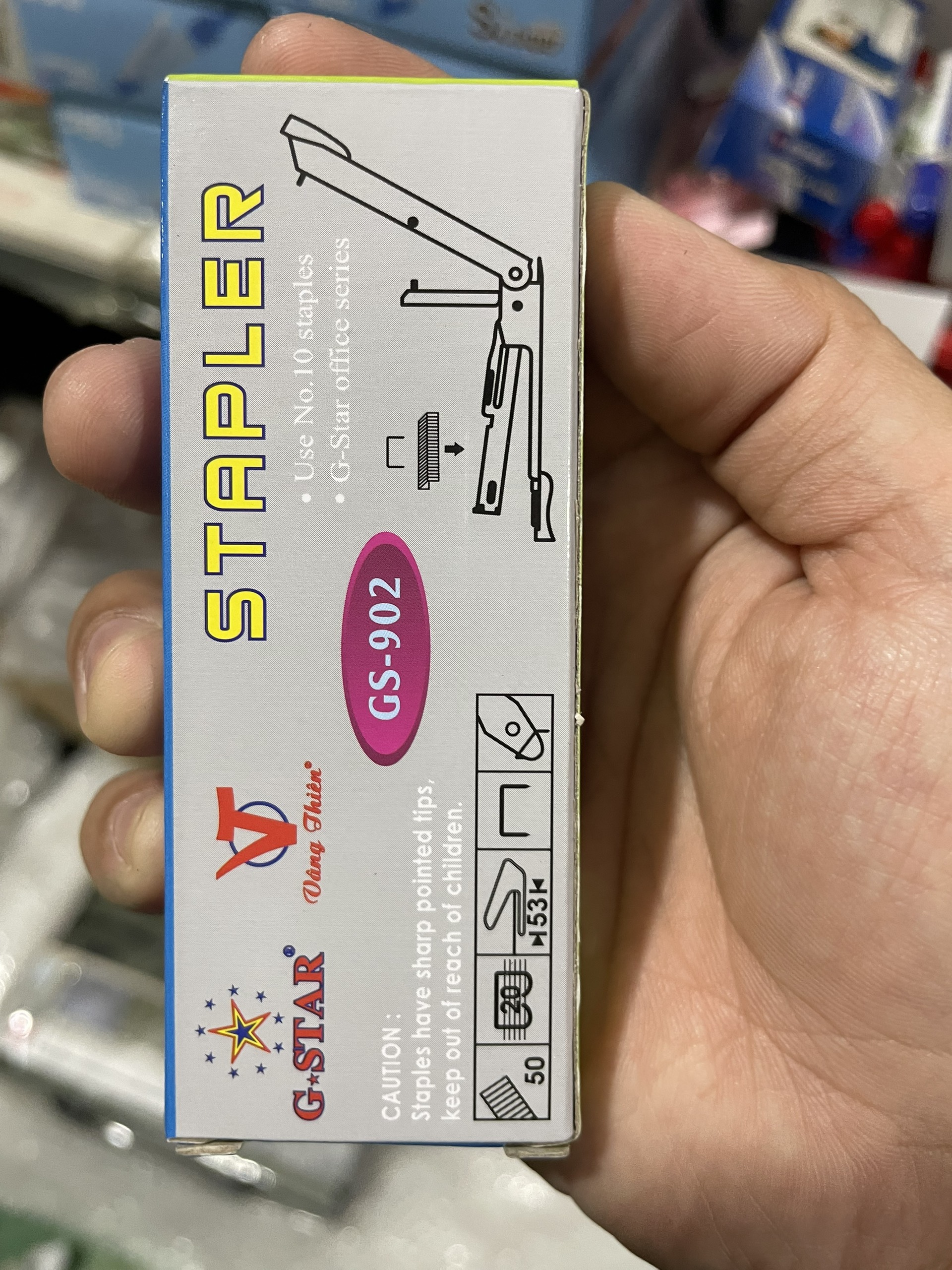 Dập Ghim Inox số 10 Gstar GS-902