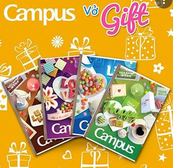 Vở Campus 120 trang Gift