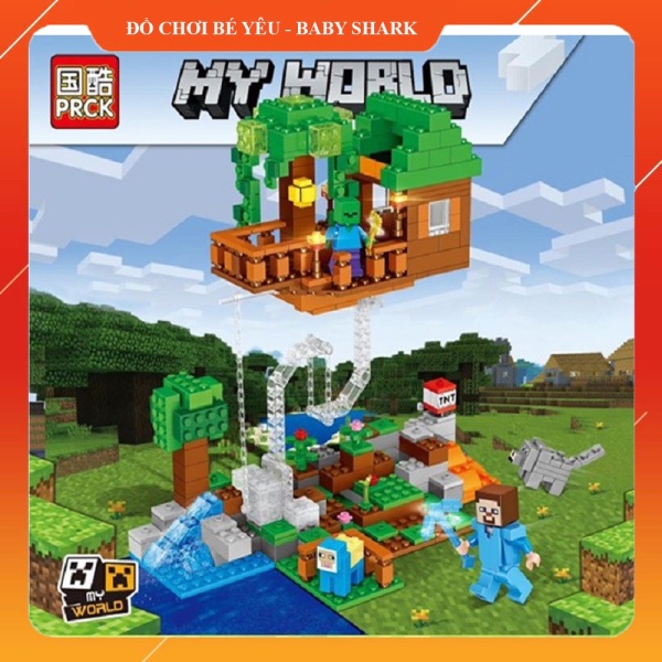 Bộ đồ chơi xếp hình Lego minecraft My World - Bộ Đồ Chơi Sáng Tạo Phát Triển Tư Duy Cho Trẻ