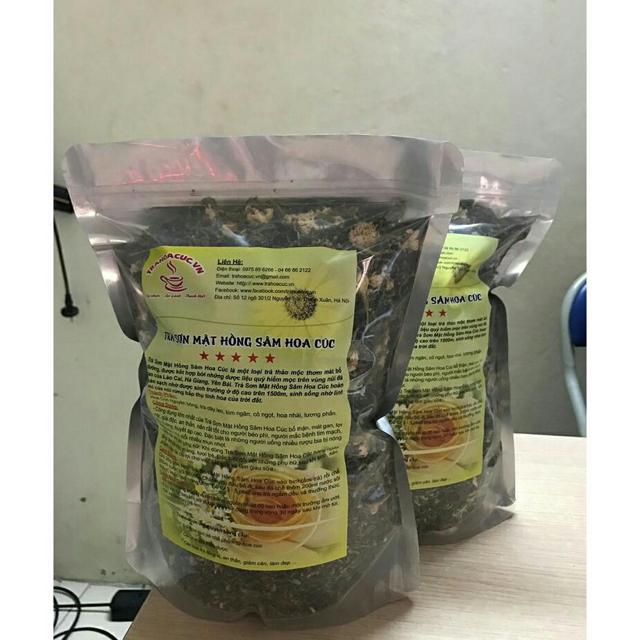 1kg trà sơn mật hồng sâm
