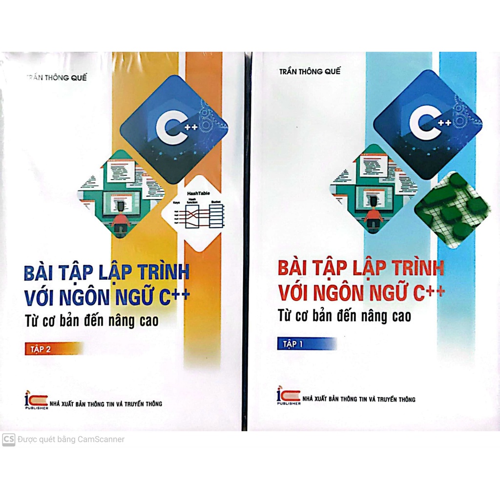Sách - Bài tập lập trình với ngôn ngữ C++ từ cơ bản đến nâng cao tập 1 + Tập 2