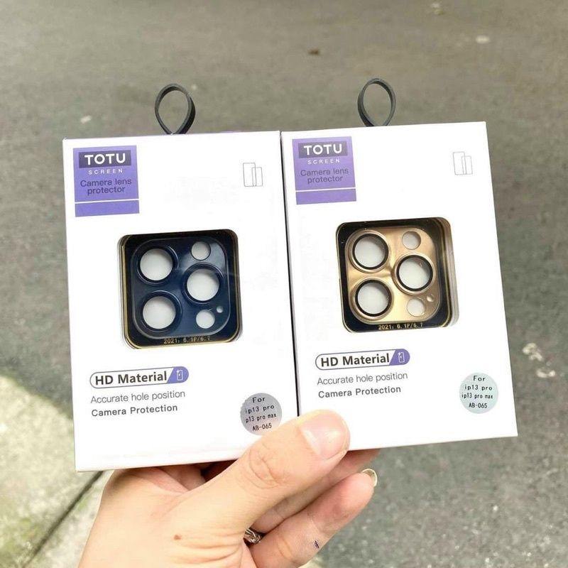 Miếng dán totu bảo vệ cụm camera iphone 13 mini, 13, 13 pro, 13 pro max bảo vệ siêu tốt.