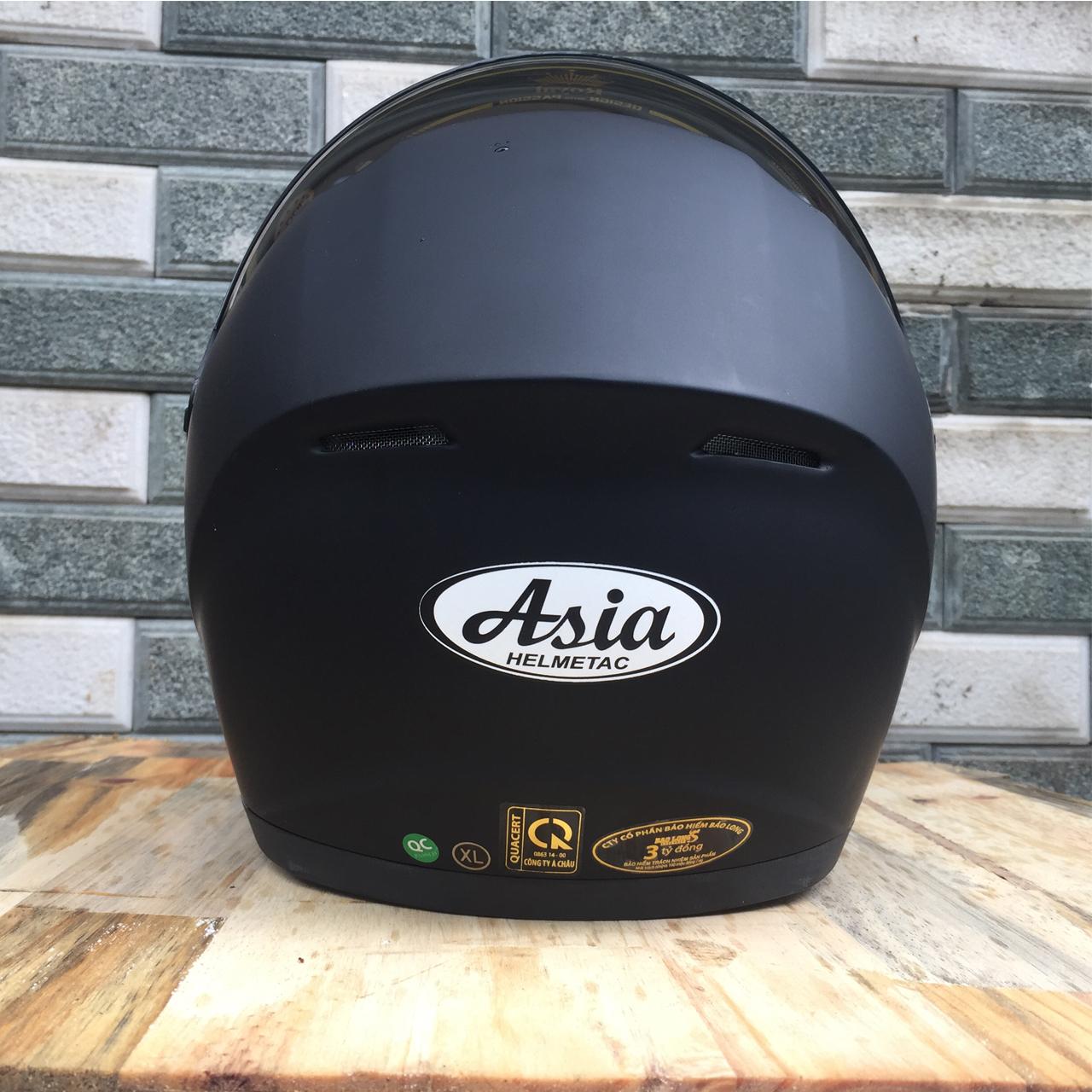 Mũ bảo hiểm Fullface Asia MT136 Đen