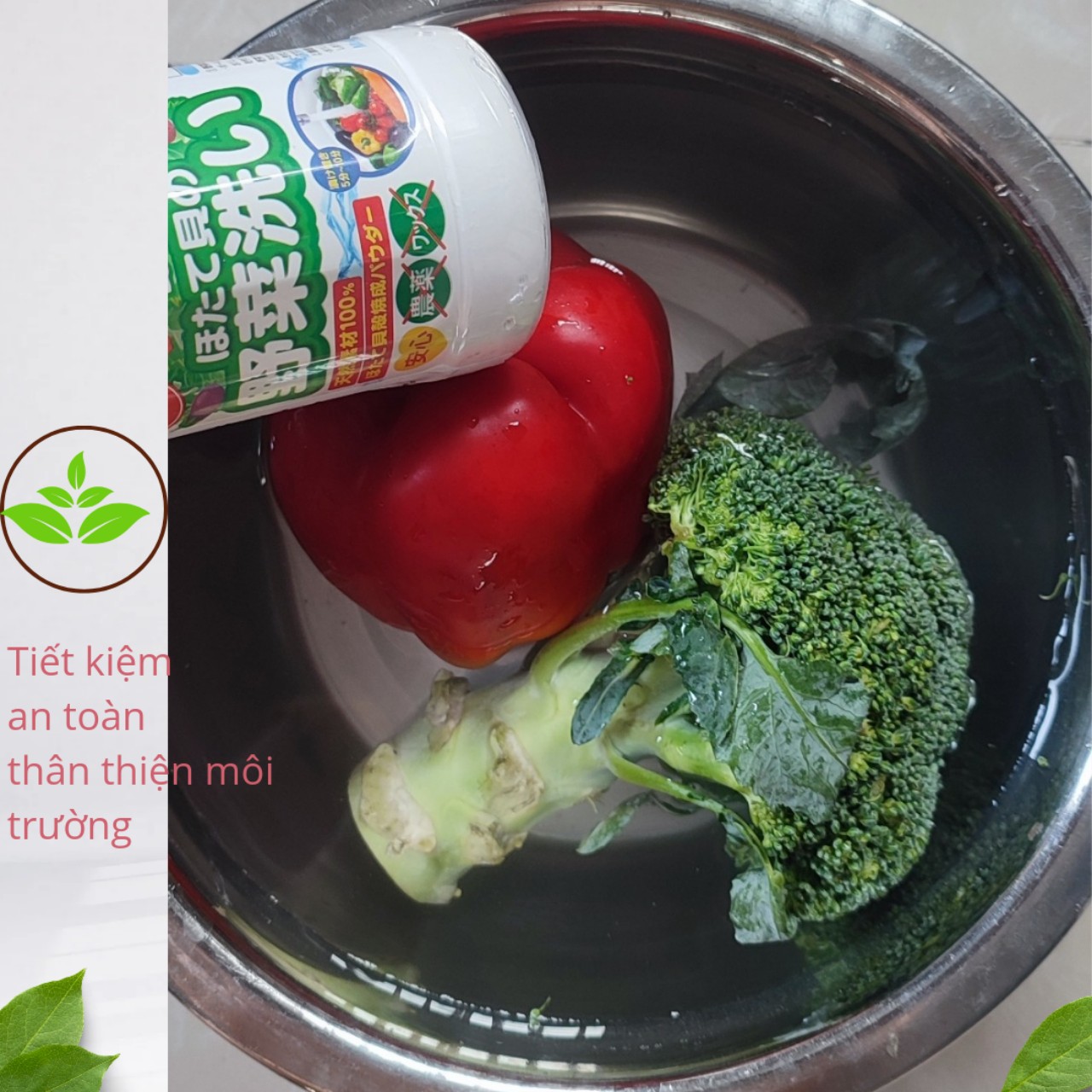 Bột rửa rau củ quả từ bột vỏ sò lọ 100g Nhật Bản