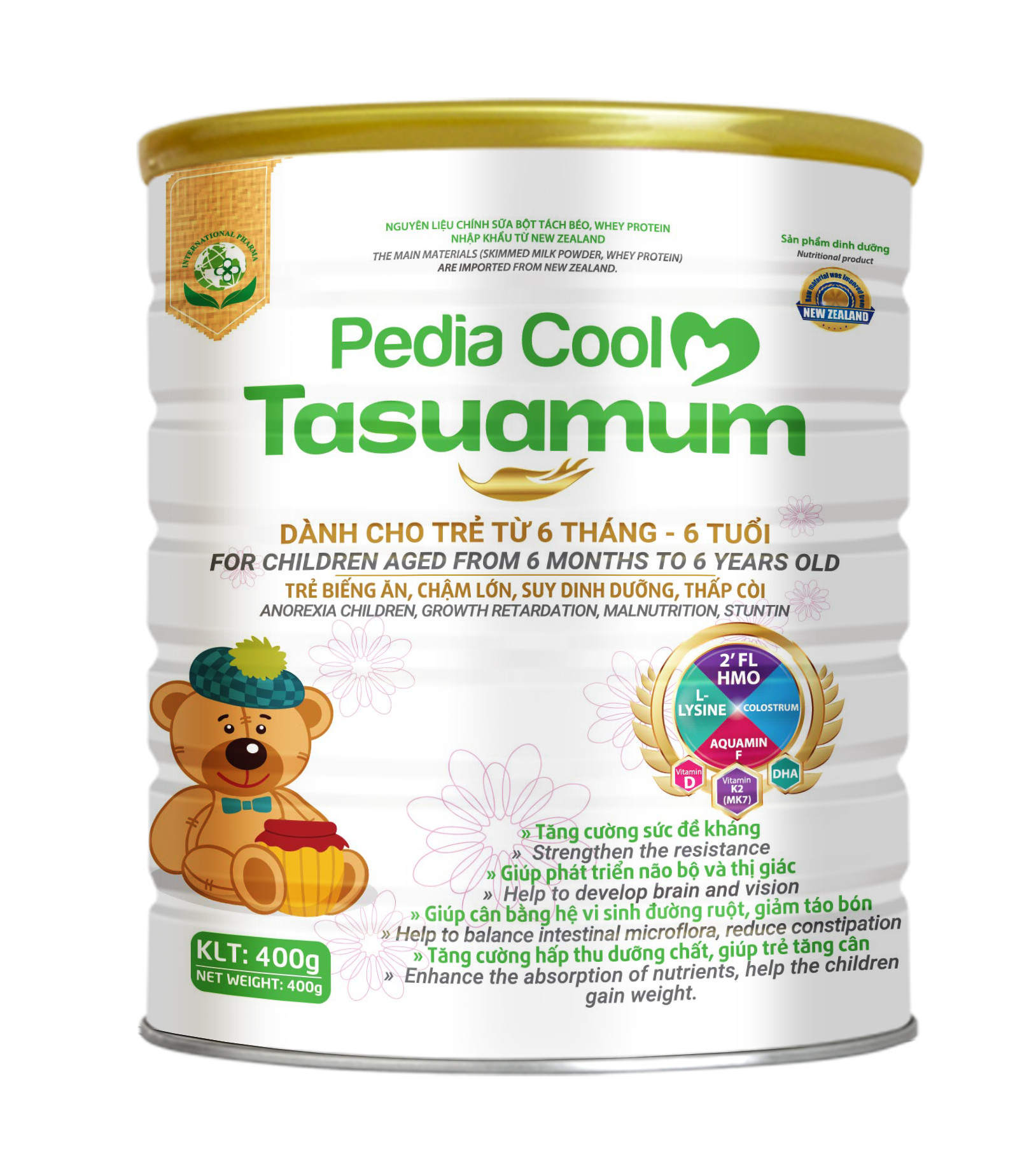 [ HÀNG CHUẨN  ]Sữa Bột Pedia Cool Tasuamum 400g