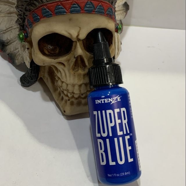 Mực xăm Intenze Zuper Blue 30ml