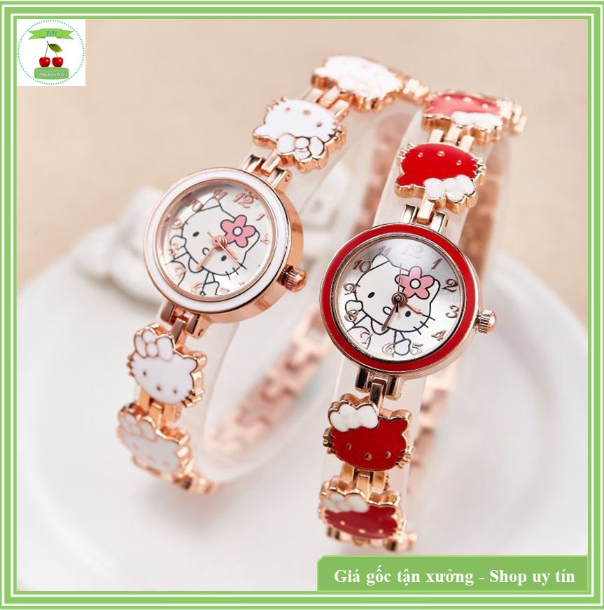 ĐỒNG HỒ NỮ JW MINI Hello kitty CỰC XINH