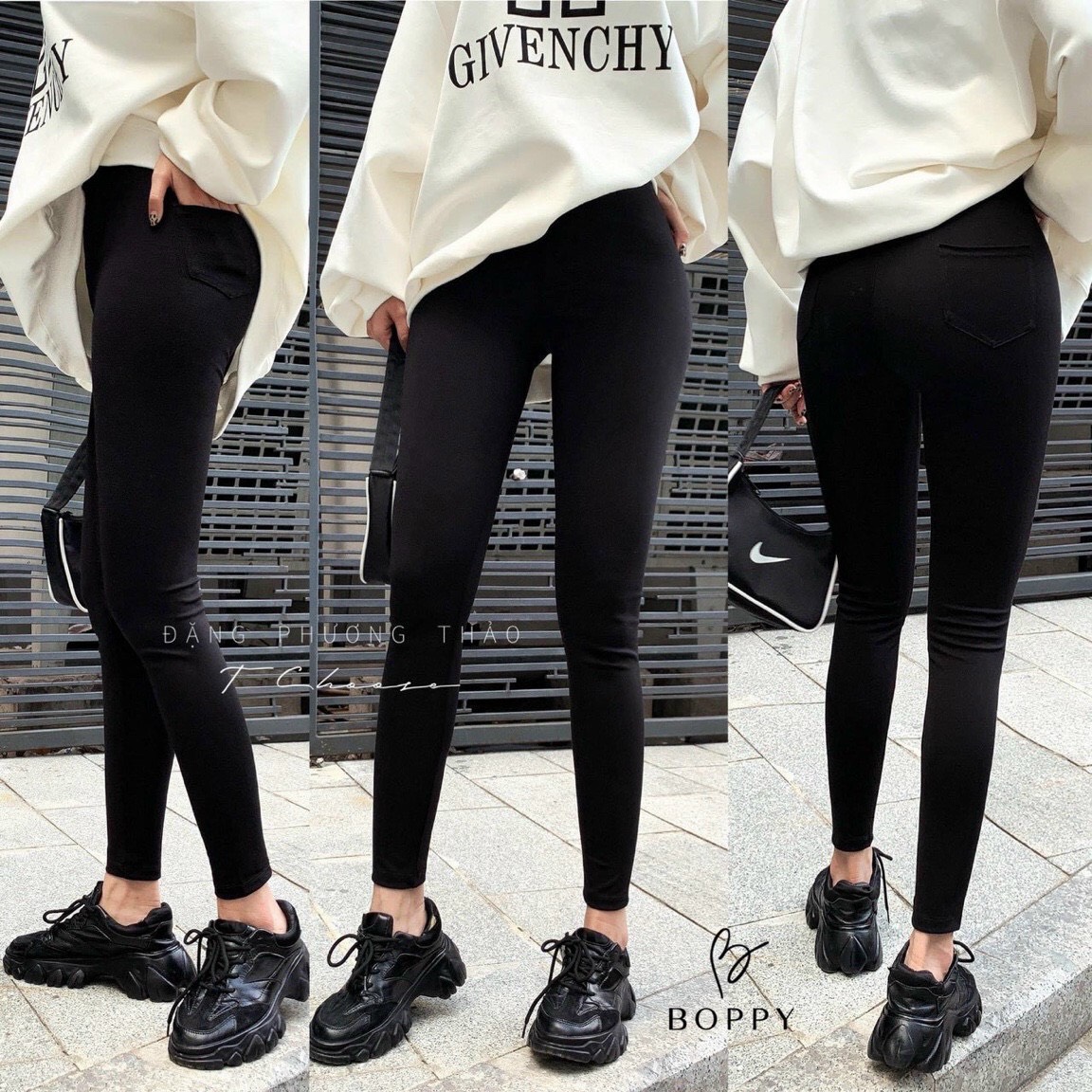 Quần Legging dài Nữ THUN CO DÃN, Legging  nâng mông, chất thun co dãn