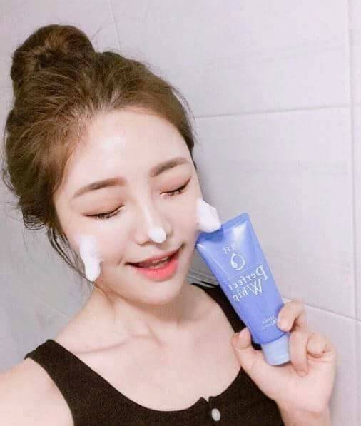 Sữa rửa mặt senka perfect whip 120g màu xanh nhật bản