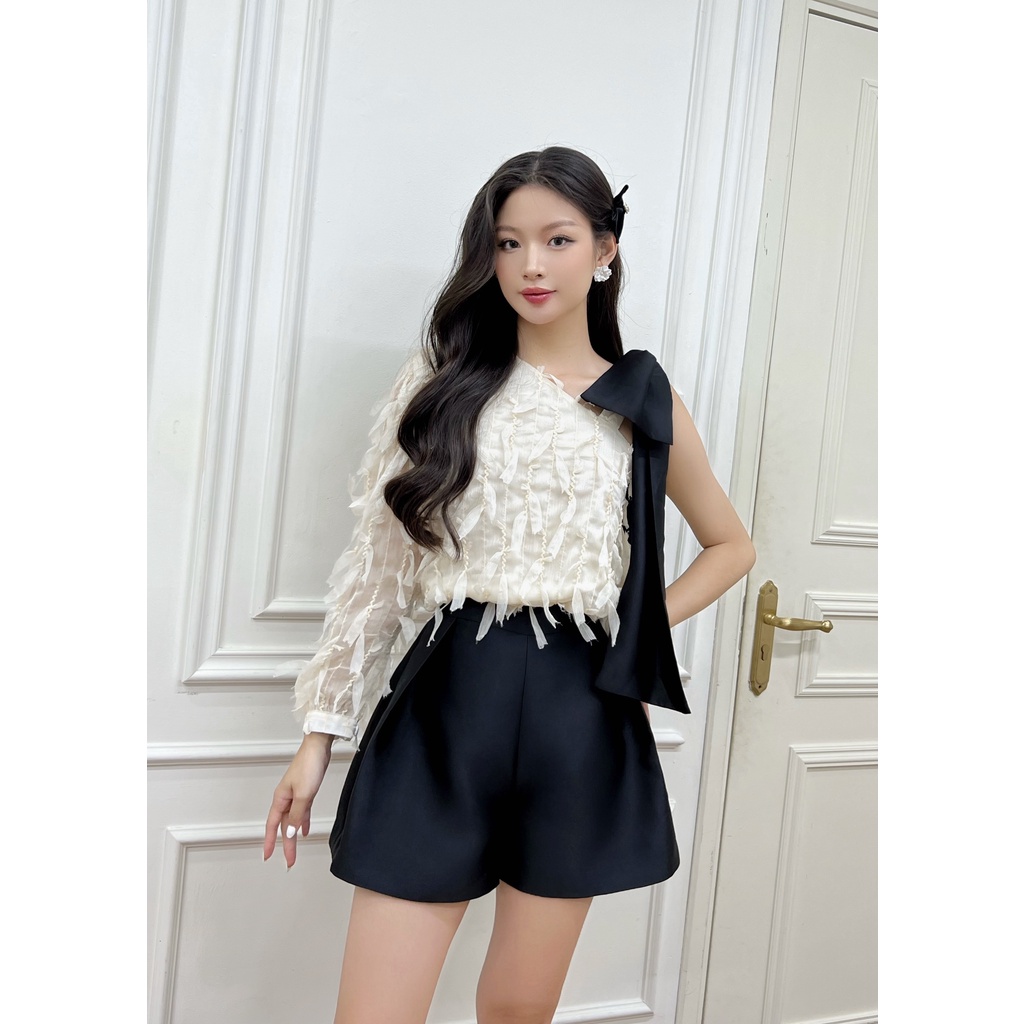 ✿ Somee studio ✿ Louvre blouse ✿ Áo lệch vai phối nơ