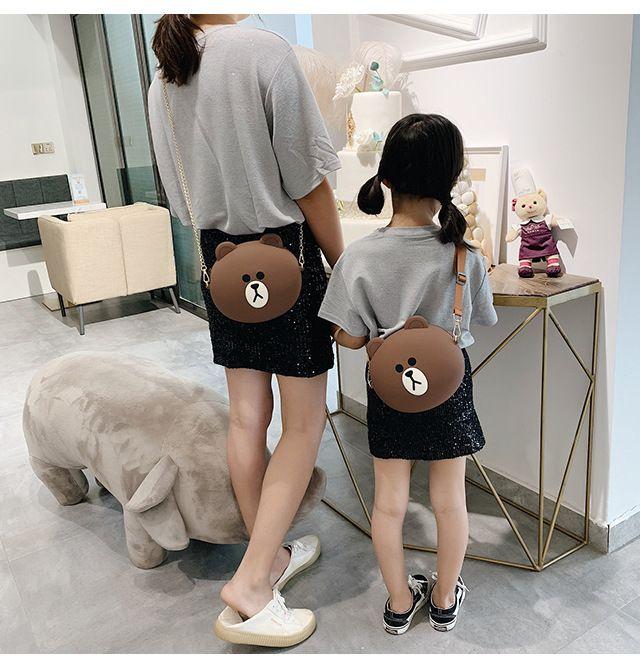 Túi Gấu Brown Silicon Siêu Kute Cho Pé
