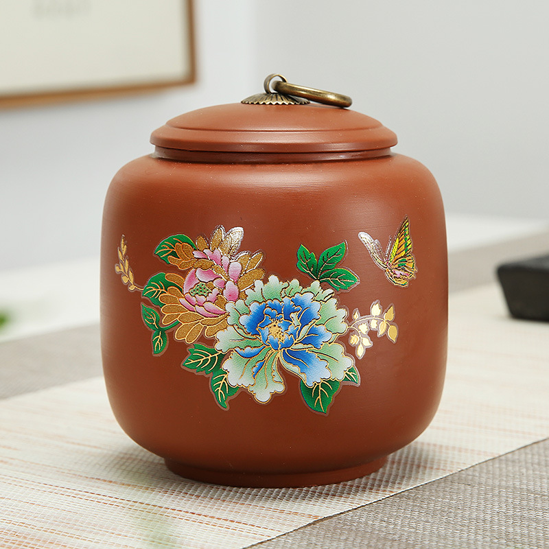 Hũ, Bình đựng trà bằng gốm (cỡ lớn, rất khít)