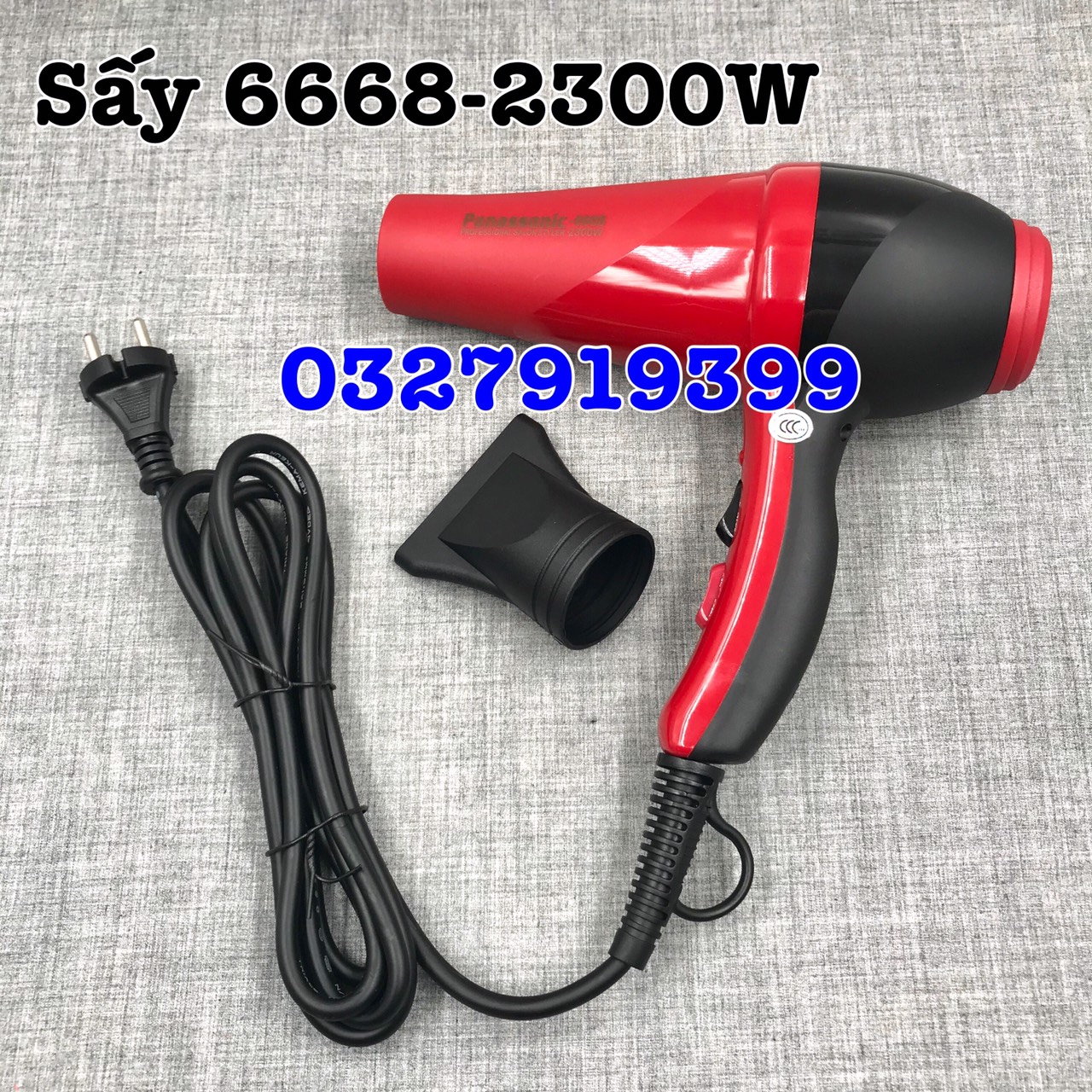Máy sấy tóc cao cấp chuẩn salon 6668 2300W