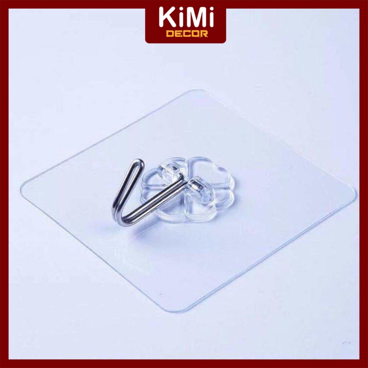 Combo 10 móc treo đồ dán tường siêu dính siêu chịu lực - hàng dày lᴏại 1