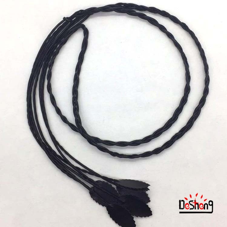 Thắt lưng dây nịt nữ cột eo dây da bện rít chiếc lá