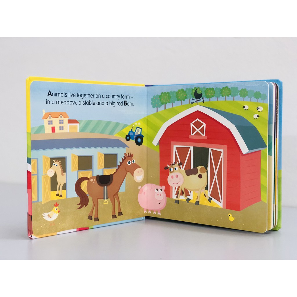 Sách Farmyard ABC -- Á Châu Books