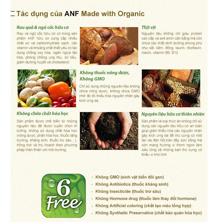 [Gói Lẻ 400g] Hạt Hữu Cơ Cho Mèo ANF 6Free - Hàn Quốc - [Nông Trại Thú Cưng]