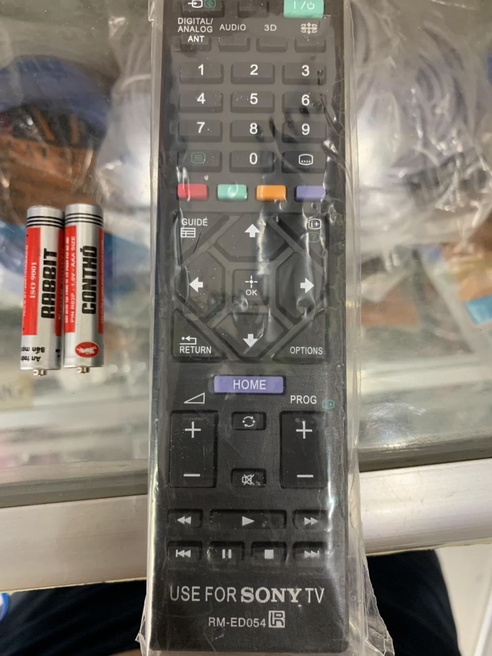 Remote tivi điều khiển tv sony rm-ed054 smart ngắn